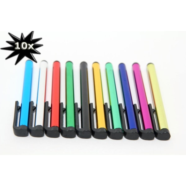 10ST Universal Stylus Pen Touchpenna iPhone/iPad/Android multifärg