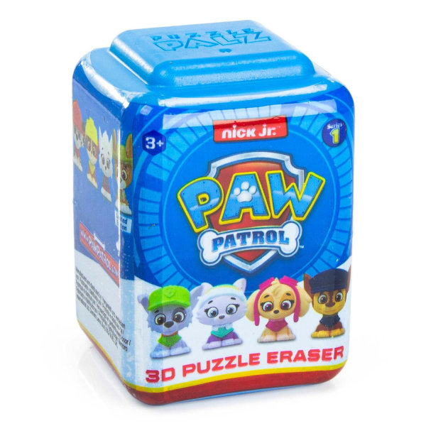 24-pack Paw Patrol Puzzle Palz 3D Figuurit Tee itse-pyyhekumi tuoksulla Multicolor