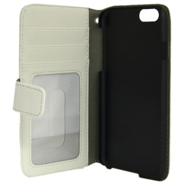 iPhone 6 / 6S lommebokveske ID / fotolomme, 3 kort Black