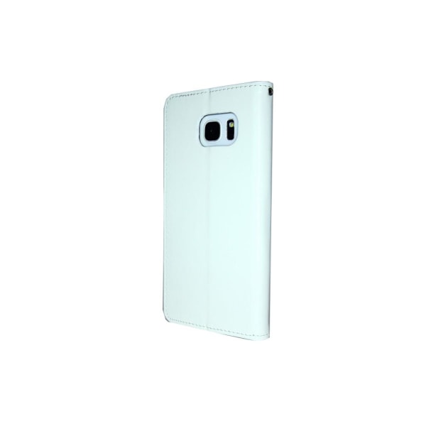 Samsung Galaxy S7 Lommebok -ID -lomme, 4 stk. Kort + håndleddsre White