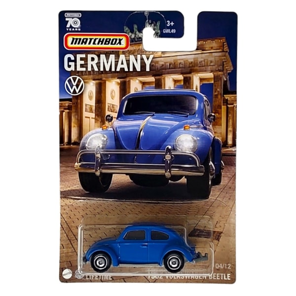 4-pack Matchbox biler / køretøjer i metal Best Of Germany Multicolor