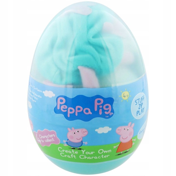 2-Pack Peppa Pig Surprise Æg Plys Dukke DIY Multicolor