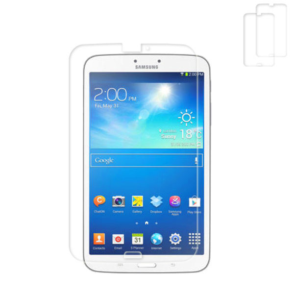 SAMSUNG GALAXY Tab 3 8.0 film Beskyttelses Film Beskyttelses Film 2 stk film Transparent