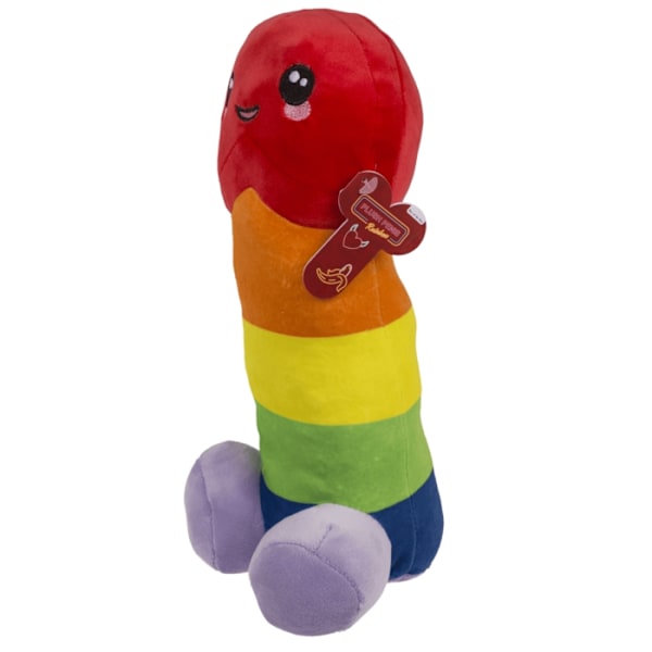 Plush Penis 30cm Rainbow Gosedjur Regnbåge Pride multifärg