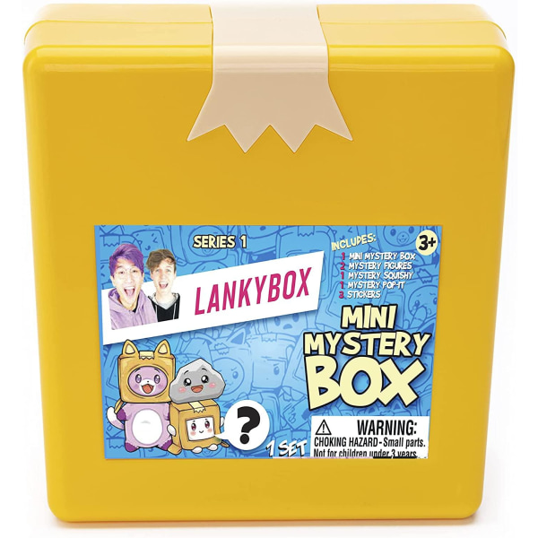 LankyBox Mini Mystery Box Med Figurer, Squishy, Pop-It, Stickers multifärg
