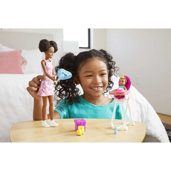 Barbie Skipper Babysitters INC Doll Babysitter Dukke Fodringssto Multicolor
