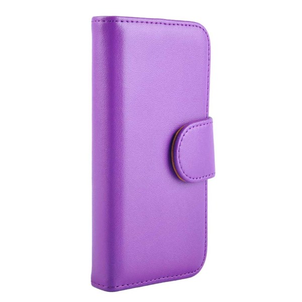 Wallet Case With Removable Magnetic Back Cover iPhone 5/5s/SE 4" Purple