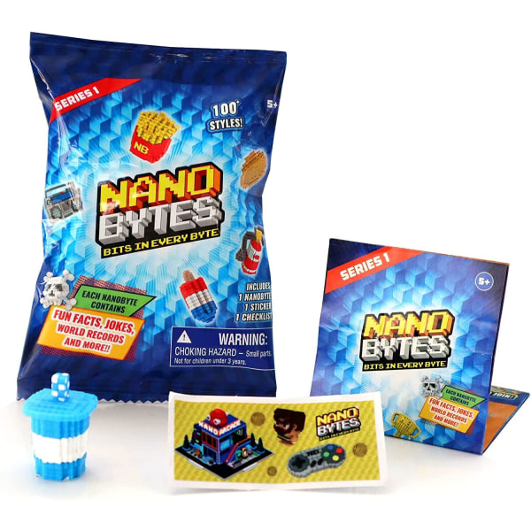 1-Pack NanoBytes Blind Bag Series 1 multifärg