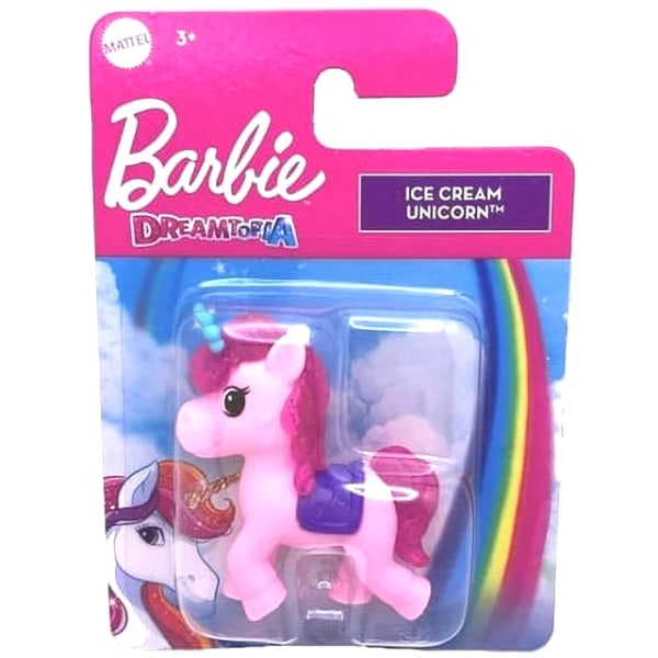 3-pakkaus Barbie Dreamtopia -jäätelö Lollipop Sparkle Cake Unicorn Multicolor