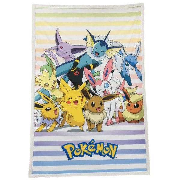 Pokemon Pikachu Group Fleeceblanket Huopa Fleece 100x150cm Multicolor