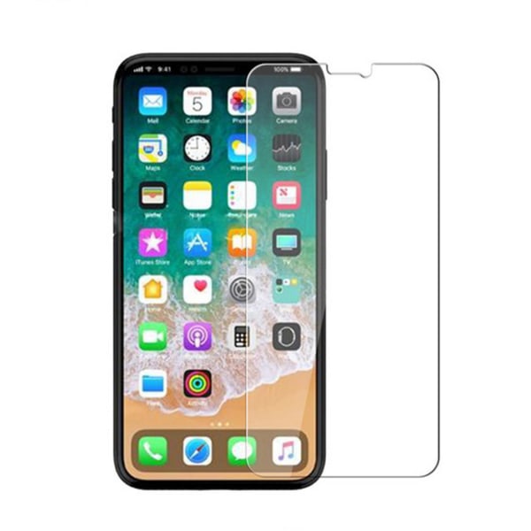 2-Pack Härdat Glas Skärmskydd iPhone X/Xs Transparent Retail Transparent