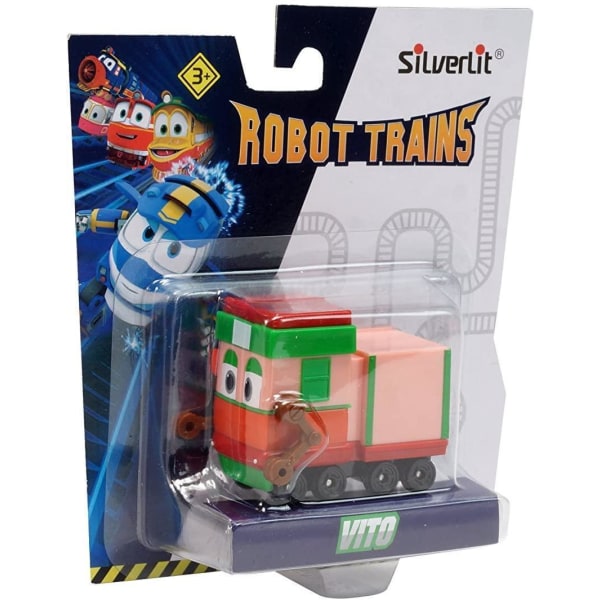 1-Pack Robot Trains Tog/Biler/Kjøretøy Robottog Alf, Duck, Duke Multicolor