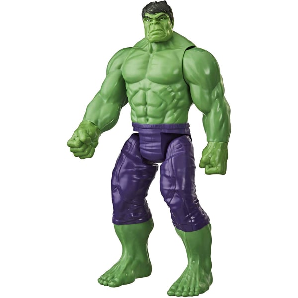Avengers Deluxe Titan Hero Series Hulk Figure With Blast Gear Po multifärg