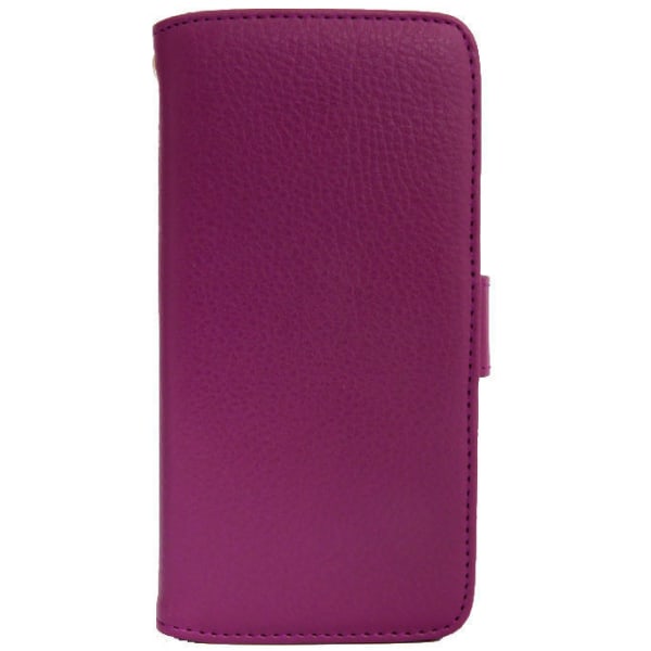 Pung taske til iPhone 6 lyche læder med ID-lomme Purple
