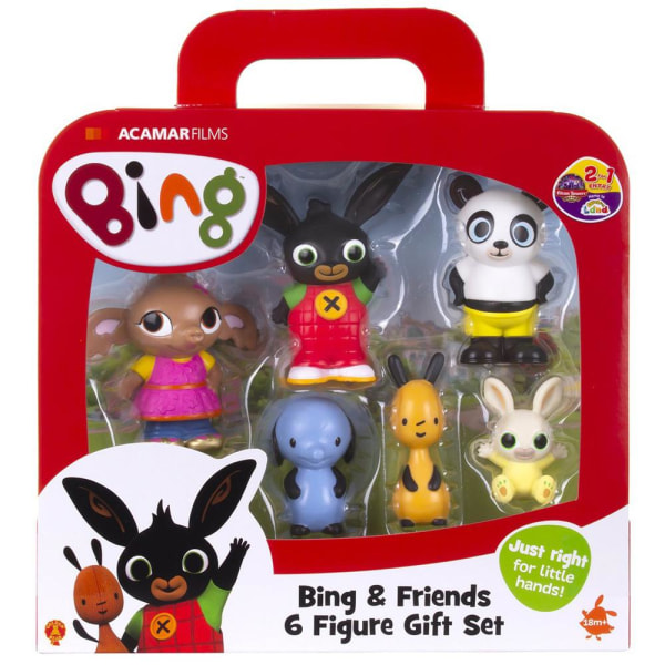 Bing & Vänner 6 Figurer Present Figur Set 6-Pack multifärg
