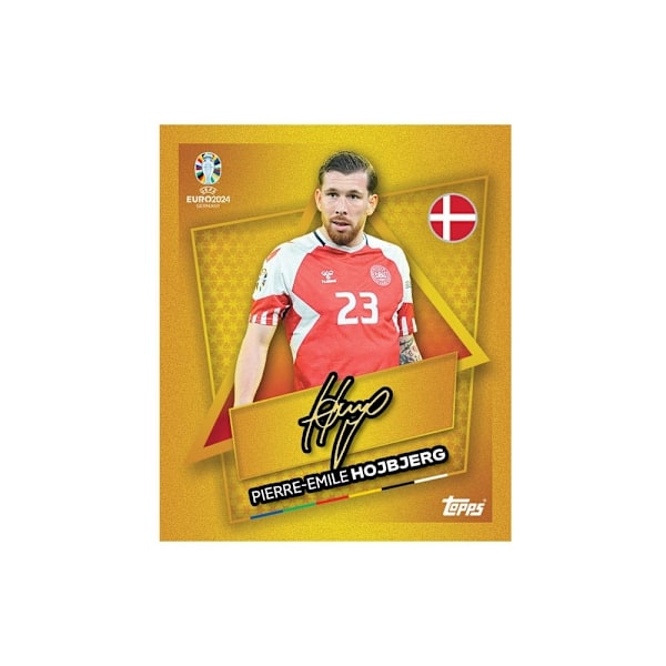 Official UEFA EURO 2024 Sticker Collection Starter Pack Album & 24pcs Stickers Football multifärg