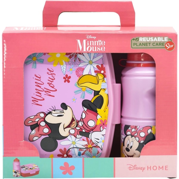2-Pack Disney Minnie Mouse Spring Look Madkasse & Vandflaske Gif Multicolor