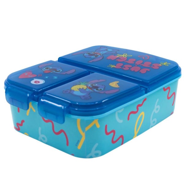 Disney Lilo & Stitch Palms Stitch Lounaslaatikko, jossa 3 lokero Multicolor one size