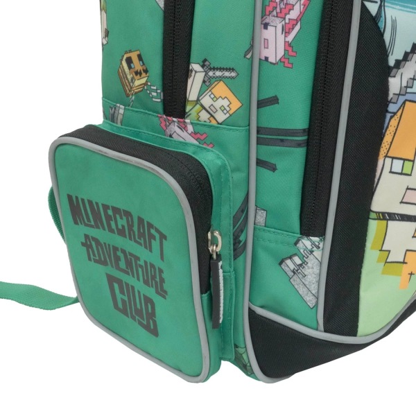 Minecraft Premium Backpack Ryggsäck Skolväska Ergonomisk 41cm multifärg one size