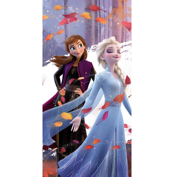 Disney Frozen 2 Leaves Kids badehåndkle 140*70cm Multicolor