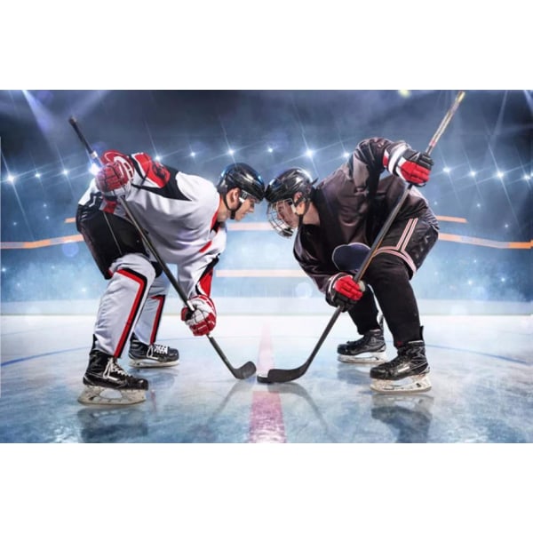 Ice Hockey Plaid Fleeceblanket Huopa Fleece 100x140cm Multicolor