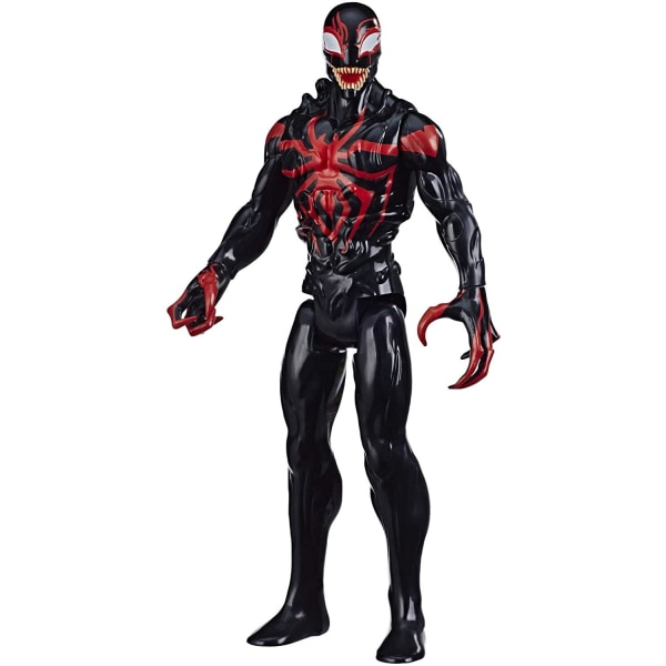 Spider-Man Maximum Venom 30cm Miles Morales Figur med Blast Gear Multicolor
