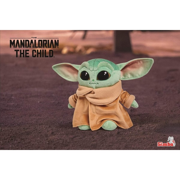 Star Wars Mandalorian The Child Baby Yoda Grogu Kosedyr 25cm Multicolor