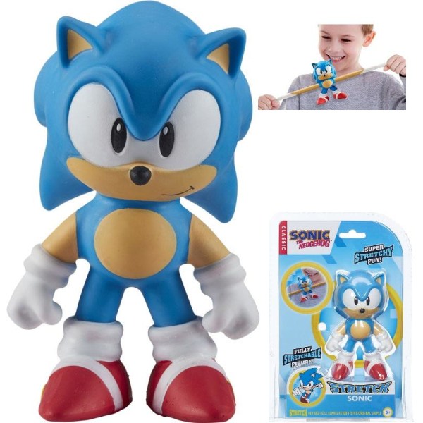 Sonic The Hedgehog Stretch Figure 12,5cm Blue