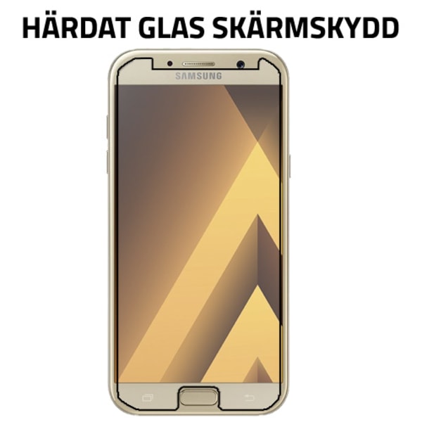 Samsung Galaxy A3 2017 hærdet glas skærmbeskytter detail Transparent