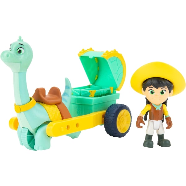 Dino Ranch Min & Clover's Care Cart Play Set Multicolor