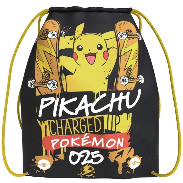 Pokémon Pikachu Charged Up Gym bag Kuntosali Laukut 40x30cm Multicolor one size
