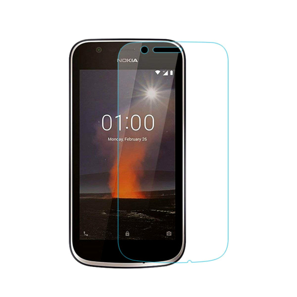 Nokia 1 Härdat Glas Skärmskydd Retail Transparent