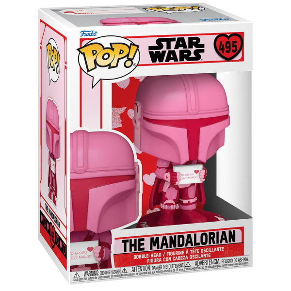 Funko POP! Star Wars Valentines Mandalorian #495 Multicolor