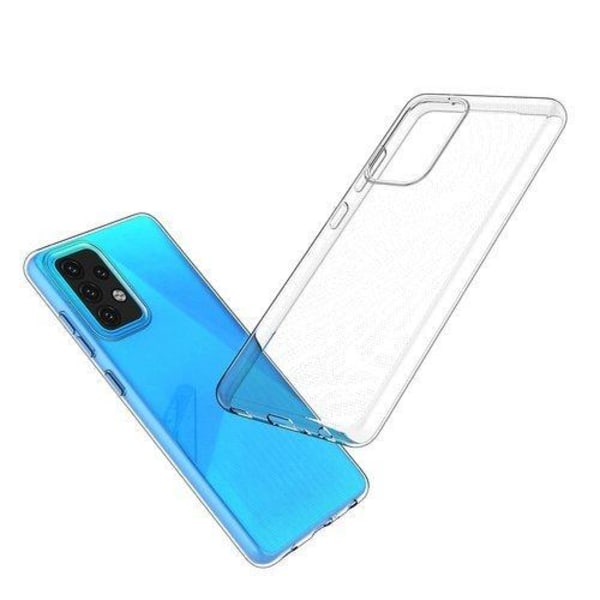 Samsung Galaxy A52 5G/4G Suojakuori Soft TPU Case Ultra Slim Cov Transparent one size