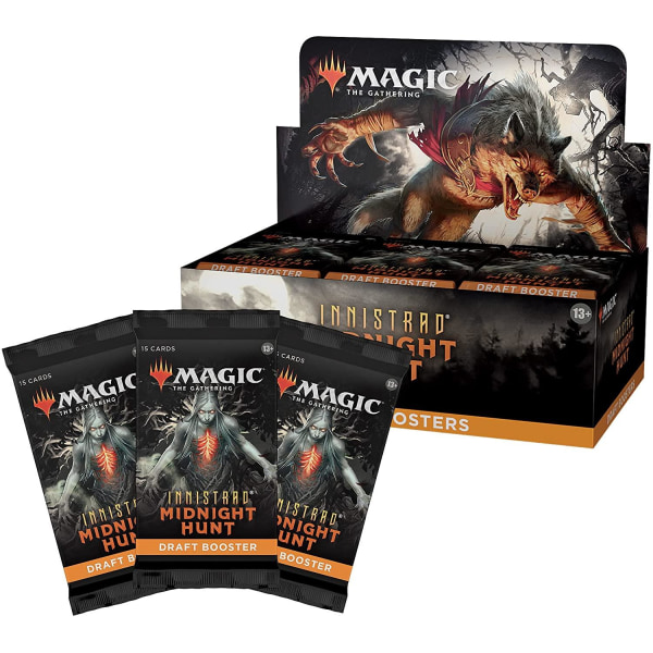 Magic The Gathering Innistrad Midnight Hunt Draft Booster 3-Pack multifärg