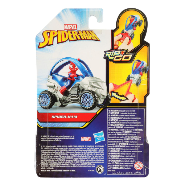Spider-Man Rip N Go Spider-Ham Spindelmannen Leksaksbil multifärg