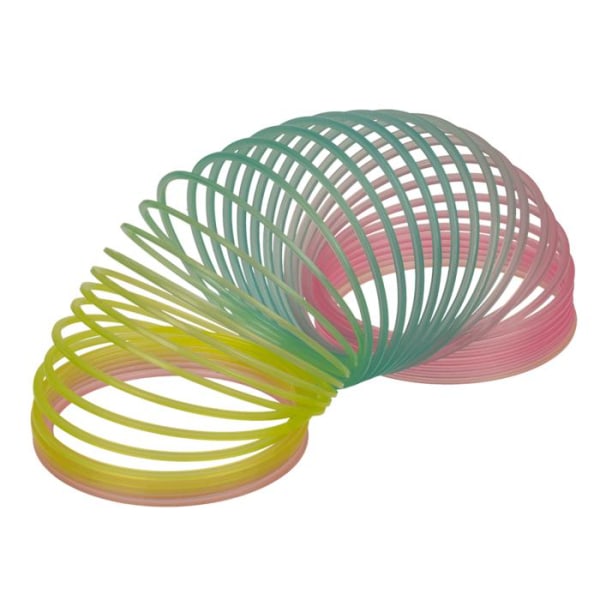 Självlysande Slinky Spiral Trappfjäder Lyser I Mörkret Spring multifärg one size