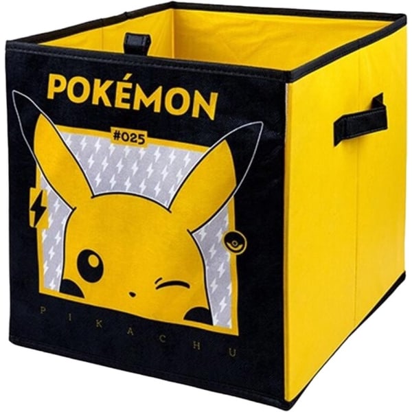 Pokemon Pikachu #025 Förvaringslåda Leksakslåda Box 33x33x37cm multifärg
