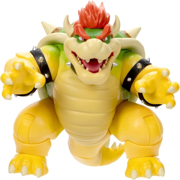 Super Mario Movie Bowser Action Figure With Fire Breathing Effec Multicolor one size