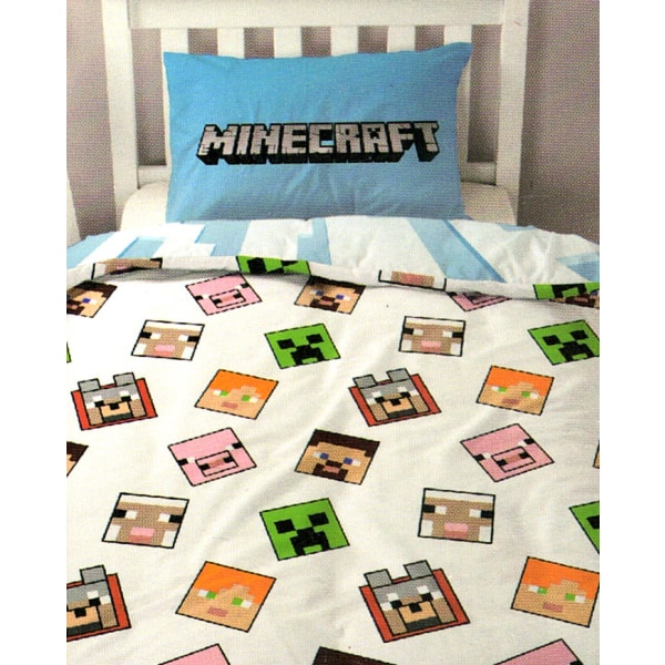 Minecraft Battle Påslakanset Bäddset Sängkläder 140x200+70x90cm Grön ae22 |  Grön | 990 | Fyndiq