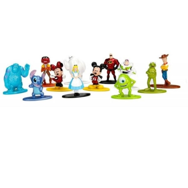10-Pack Disney & Disney Pixar Nano Metalfigs Samlarfigurer multifärg