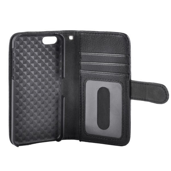 TOP Venstrehåndet tegnebog til iPhone 5C, sort Black