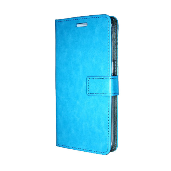 TOPPEN Sony Xperia X Performance Wallet Case ID pocket, 4pcs Car Light blue