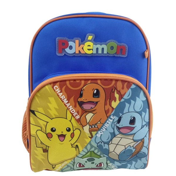 Pokémon Pikachu Starters Junior Ryggsekk Skoletaske 30x22x10cm Multicolor one size