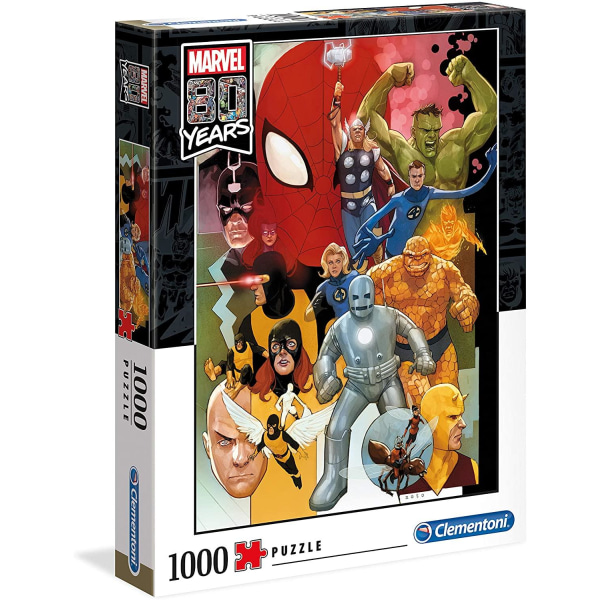 Clementoni Marvel 80 Years-1000pc Puzzle Pussel multifärg