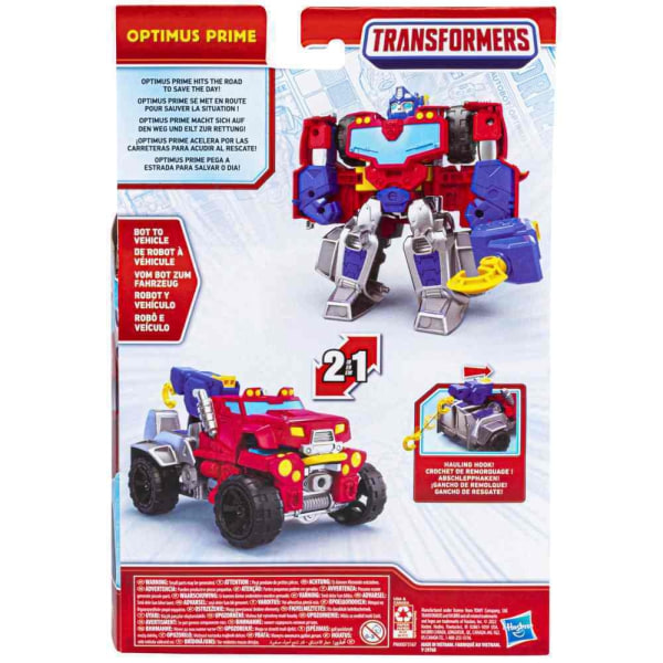 Transformer Generations Evergreen Rescue Bots Optimus Prime Acti Multicolor