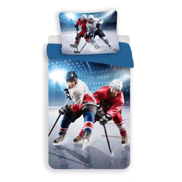 Ice Hockey Fight Bed linen Pussilakanasetti 140x200+70x90cm Multicolor