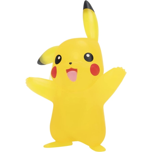 4-Pack Pokémon SELECT Translucent Figurer 7,5cm Pikachu, Charman multifärg