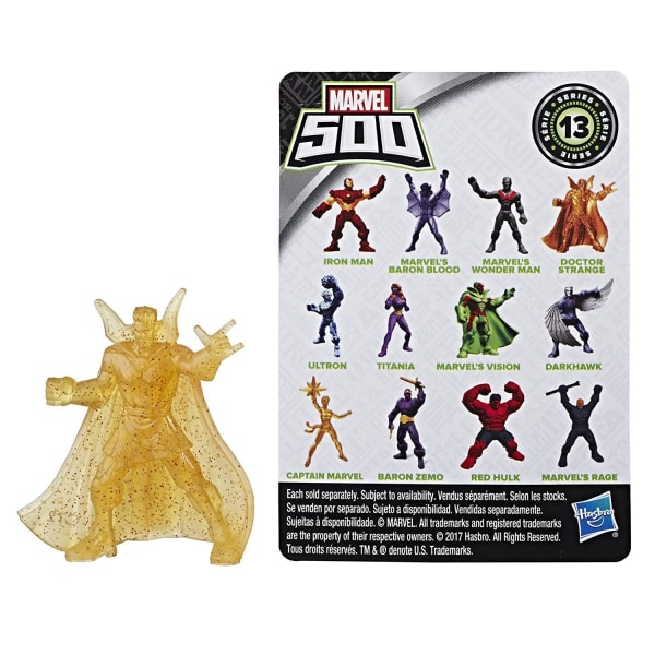 1-Pack Marvel 500 Avengers Blind Bag Series 13 Micro Figurer multifärg