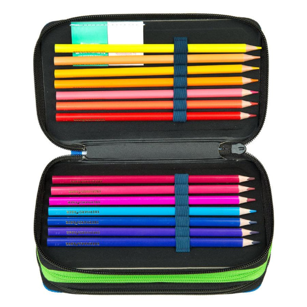 Dragons Triple Skole sæt, 29-delt Pen box Multicolor